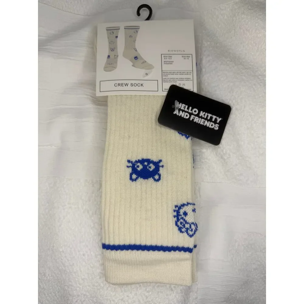 Bioworld Hello Kitty and Friends Crew Socks NWT